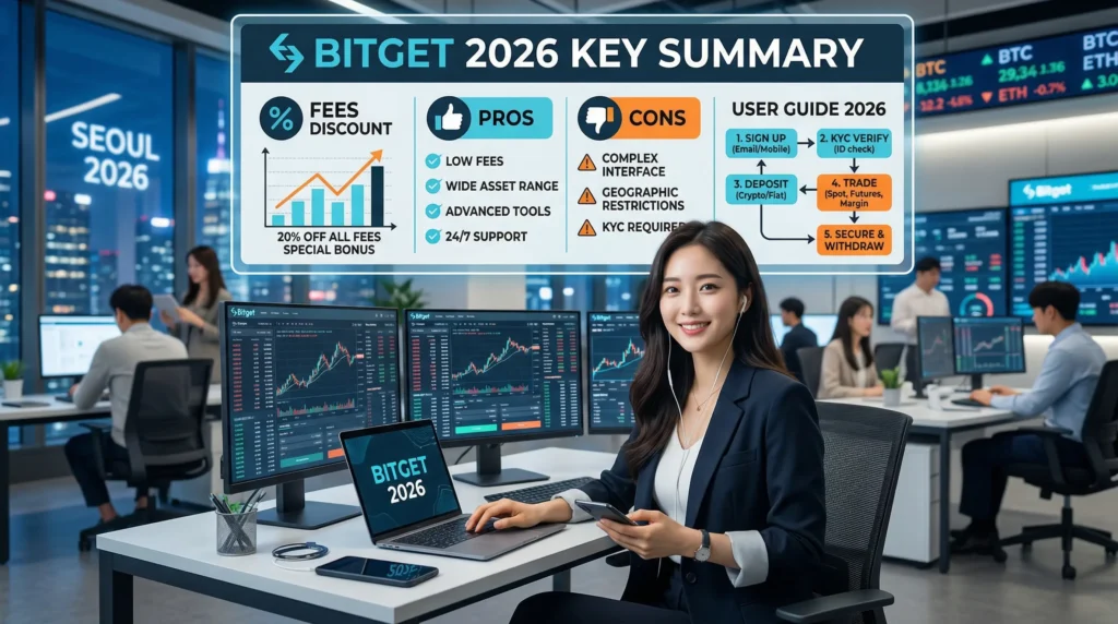 Ringkasan Utama Bursa Bitget Tahun 2026 dan Panduan Diskon Biaya